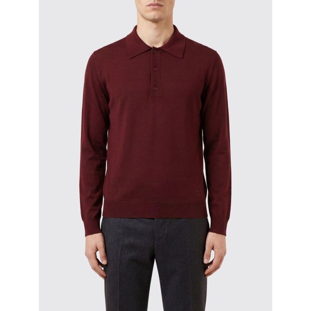 Valentino Polo Shirt Men Burgundy